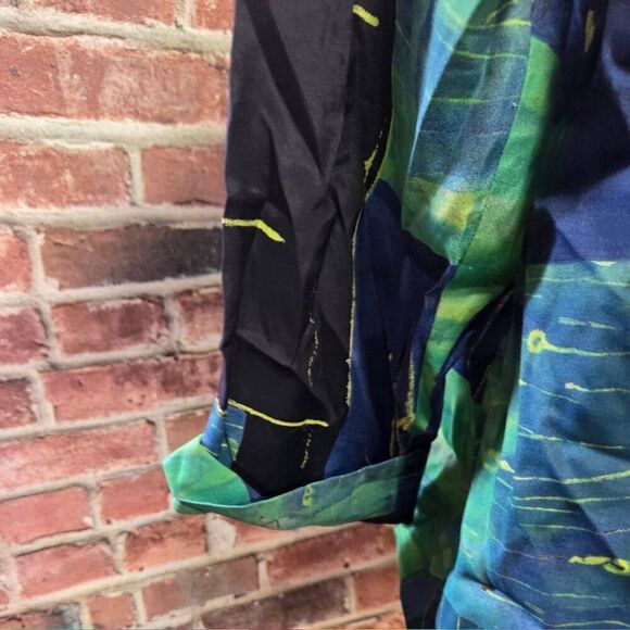 August Max Woman Vintage Abstract Open Front Jacket – Women’s Size 18 - Picture 6 of 8